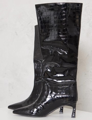 Cizme PrettyLittleThing, negru