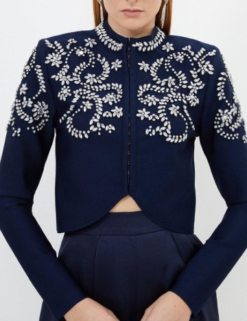 Jacheta Karen Millen, bleumarin