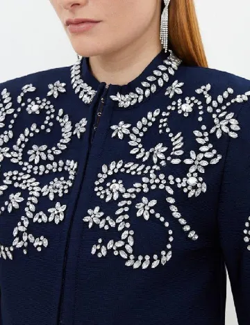 Jacheta Karen Millen, bleumarin Albastru