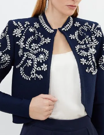 Jacheta Karen Millen, bleumarin Albastru