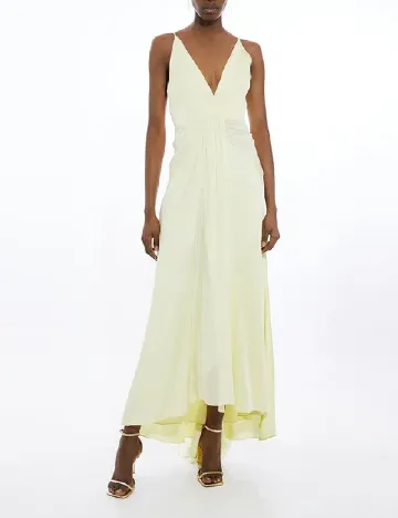 Rochie lunga Karen Millen, galben Galben