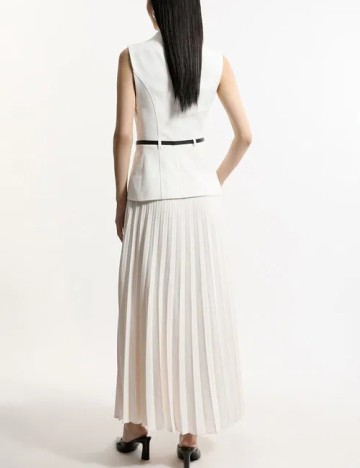 Rochie lunga Karen Millen, ecru