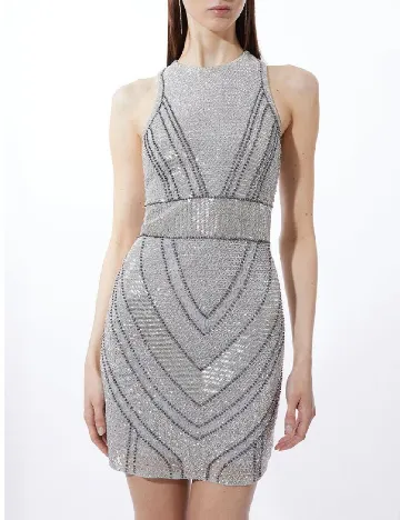 Rochie scurta Karen Millen, gri Gri