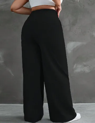 Pantaloni SHEIN CURVE, negru Negru