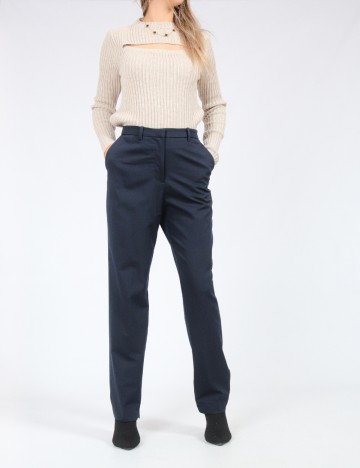 Pantaloni Mango, bleumarin