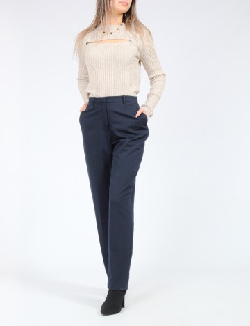 Pantaloni Mango, bleumarin