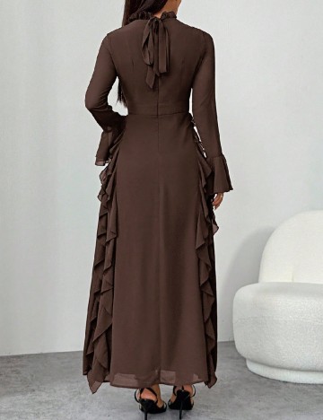 Rochie lunga SHEIN, maro