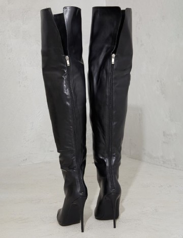 Cizme PrettyLittleThing, negru