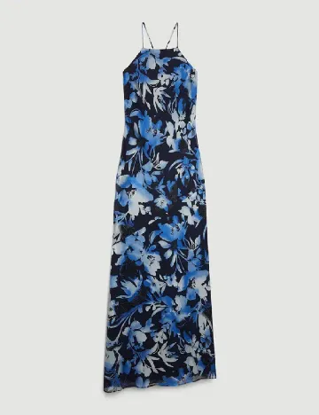 Rochie lunga Karen Millen, albastru Albastru