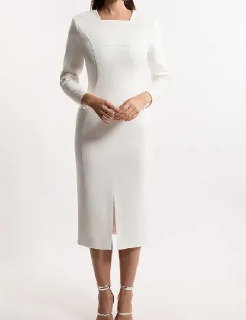 Rochie scurta Karen Millen, alb Alb