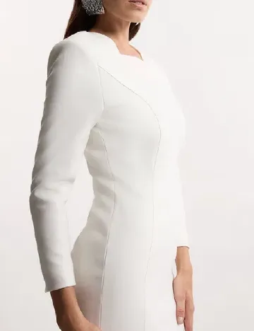 Rochie scurta Karen Millen, alb Alb