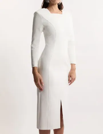 Rochie scurta Karen Millen, alb Alb