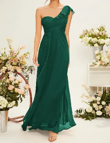Rochie lunga SHEIN, verde inchis Verde
