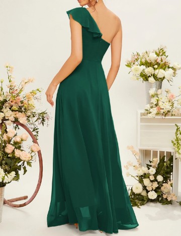 Rochie lunga SHEIN, verde inchis