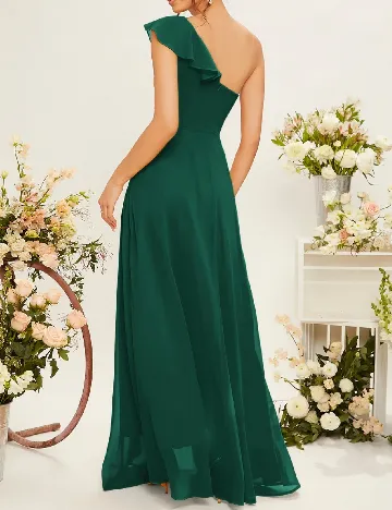 Rochie lunga SHEIN, verde inchis Verde