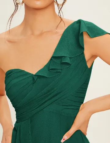Rochie lunga SHEIN, verde inchis Verde