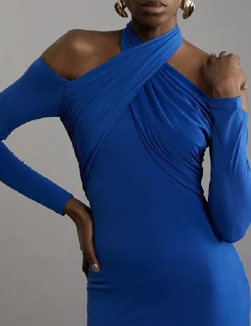 Rochie medie Karen Millen, albastru Albastru