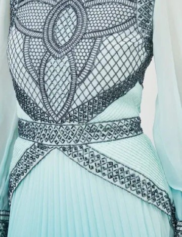 Rochie lunga Karen Millen, albastru
