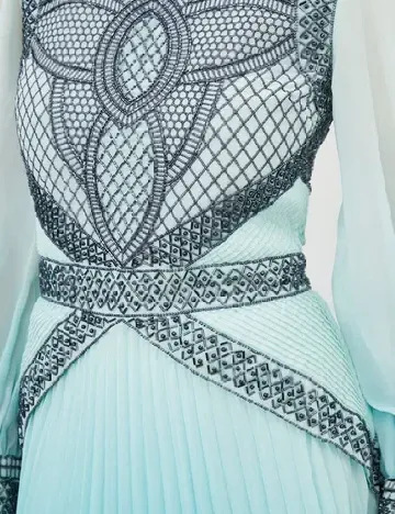 Rochie lunga Karen Millen, albastru Albastru