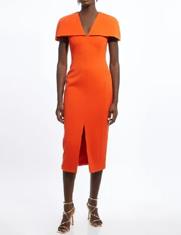 Rochie medie Karen Millen, portocaliu Portocaliu