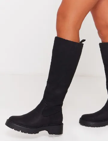 Cizme PrettyLittleThing, negru Negru