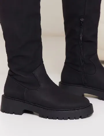 Cizme PrettyLittleThing, negru Negru