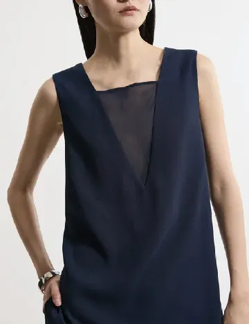 Bluza Karen Millen, albastru Albastru