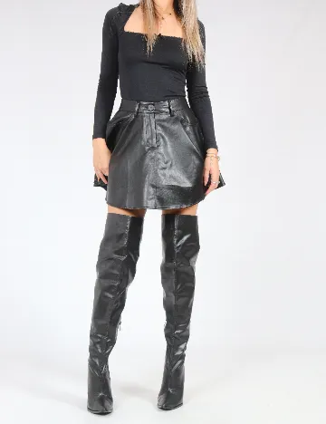 Cizme PrettyLittleThing, negru Negru
