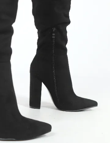 Cizme PrettyLittleThing, negru Negru