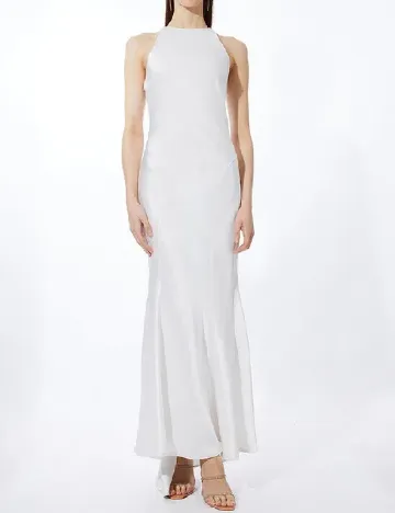Rochie lunga Karen Millen, alb Alb