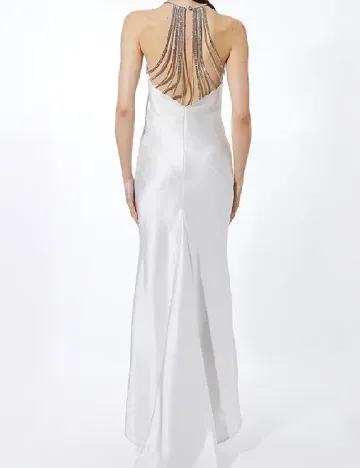 Rochie lunga Karen Millen, alb Alb