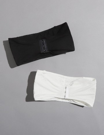 Set sutiene 2 bucati Romwe, alb/negru