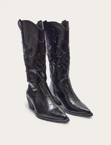Cizme PrettyLittleThing, negru Negru