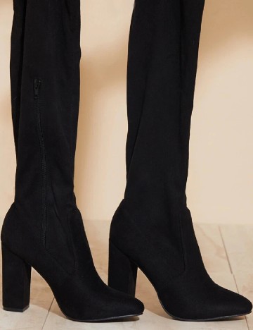Cizme PrettyLittleThing, negru