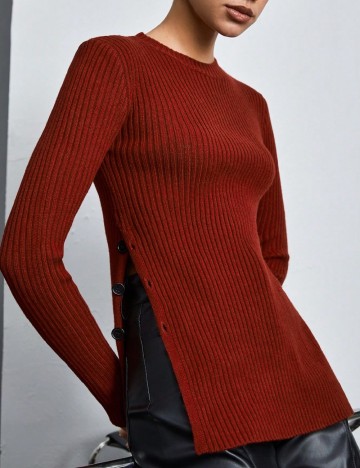 Bluza SHEIN, caramiziu
