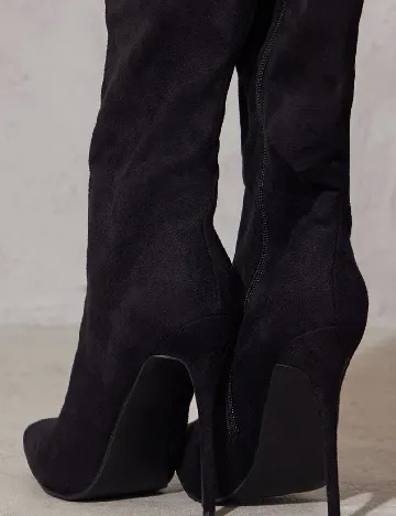 Cizme PrettyLittleThing, negru Negru