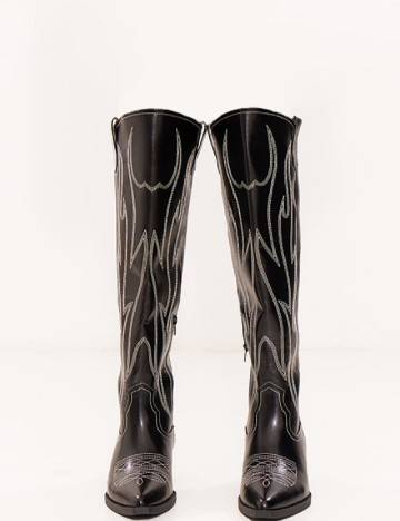 Cizme PrettyLittleThing, negru