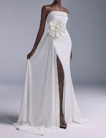 Rochie lunga SHEIN, alb Alb