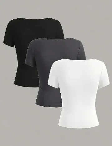 Set Tricouri SHEIN, mix culori Mix culori