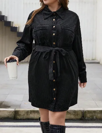 Rochie scurta SHEIN CURVE, negru Negru