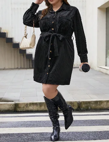 Rochie scurta SHEIN CURVE, negru Negru