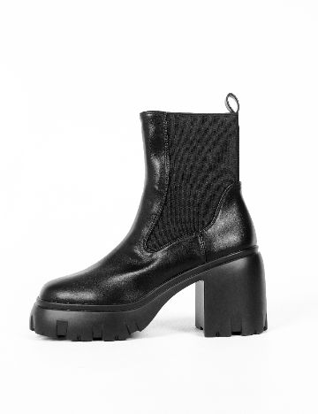 Botine PrettyLittleThing, negru