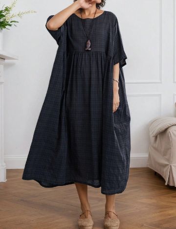 Rochie medie SHEIN CURVE, negru