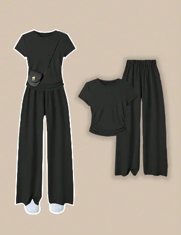 Compleu SHEIN, negru Negru