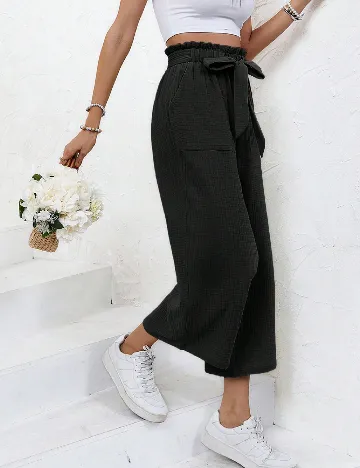 Pantaloni SHEIN, negru Negru