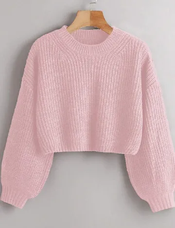 Pulover Oversize SHEIN, roz Roz