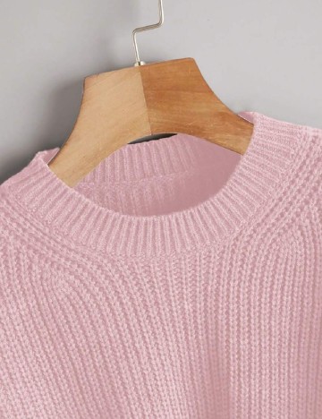 Pulover Oversize SHEIN, roz