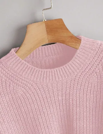 Pulover Oversize SHEIN, roz Roz