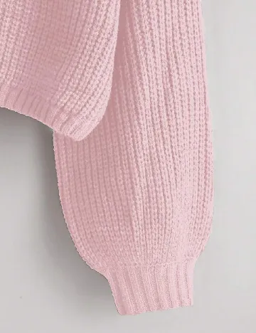 Pulover Oversize SHEIN, roz Roz
