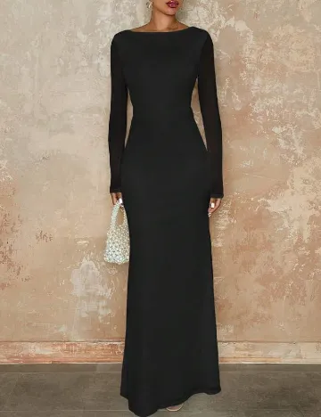 Rochie lunga SHEIN, negru Negru